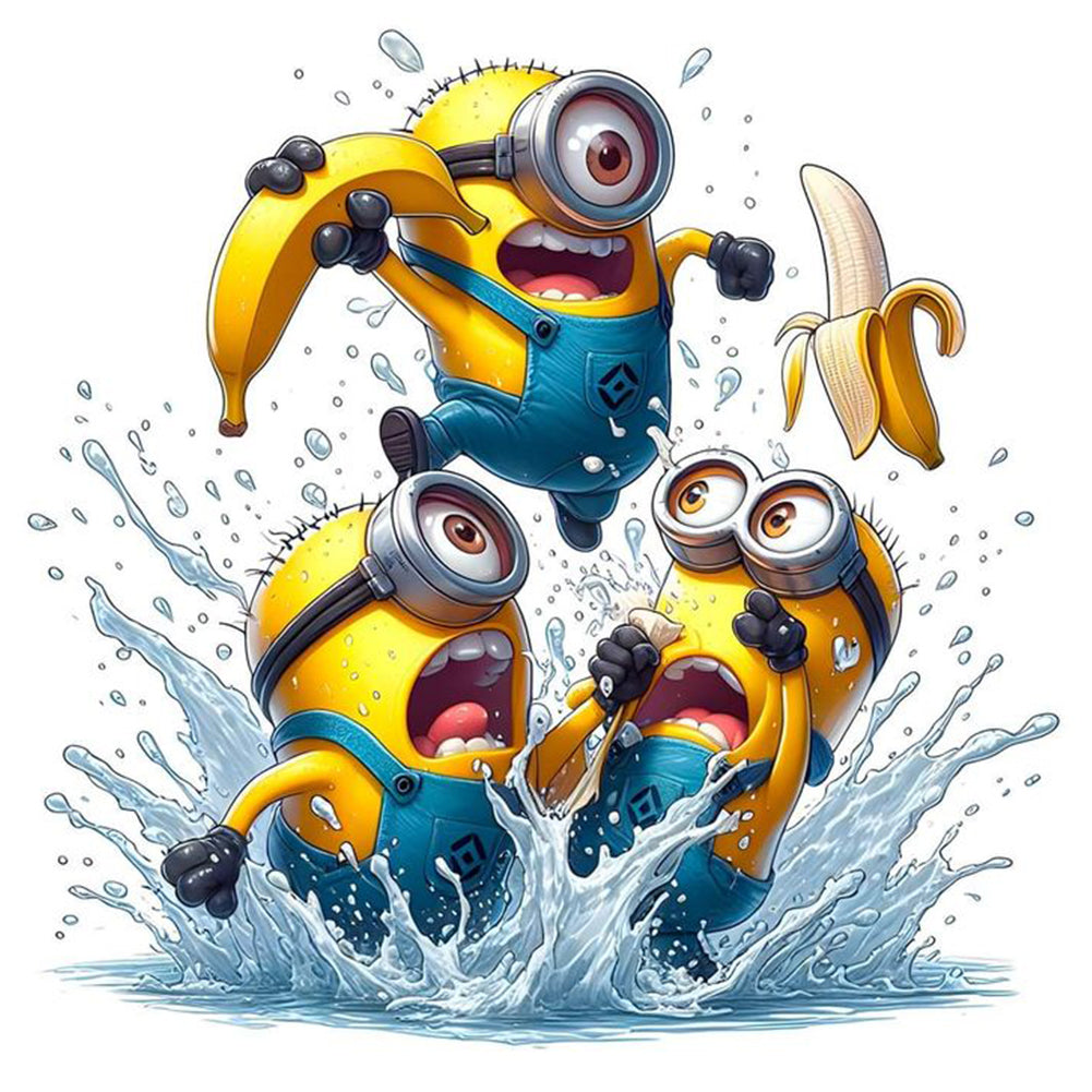 Minions - Full Round Drill Diamond Painting 40*40CM