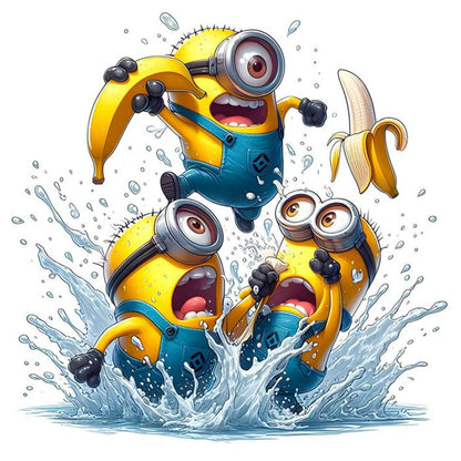 Minions - Full Round Drill Diamond Painting 40*40CM