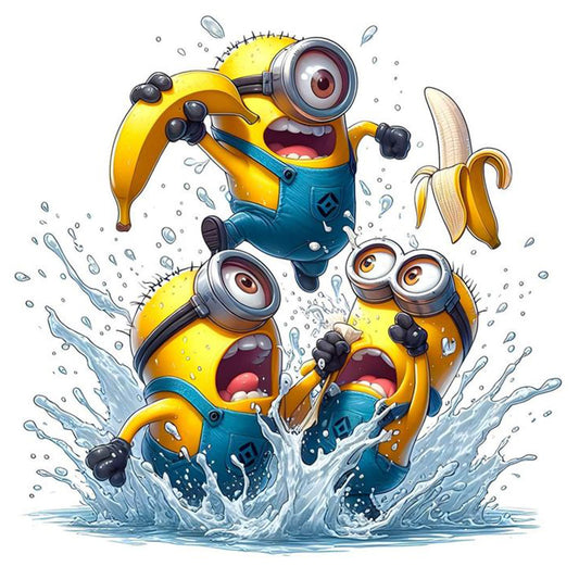Minions - Full Round Drill Diamond Painting 40*40CM