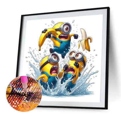 Minions - Full Round Drill Diamond Painting 40*40CM