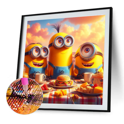 Minions - Full Round Drill Diamond Painting 40*40CM