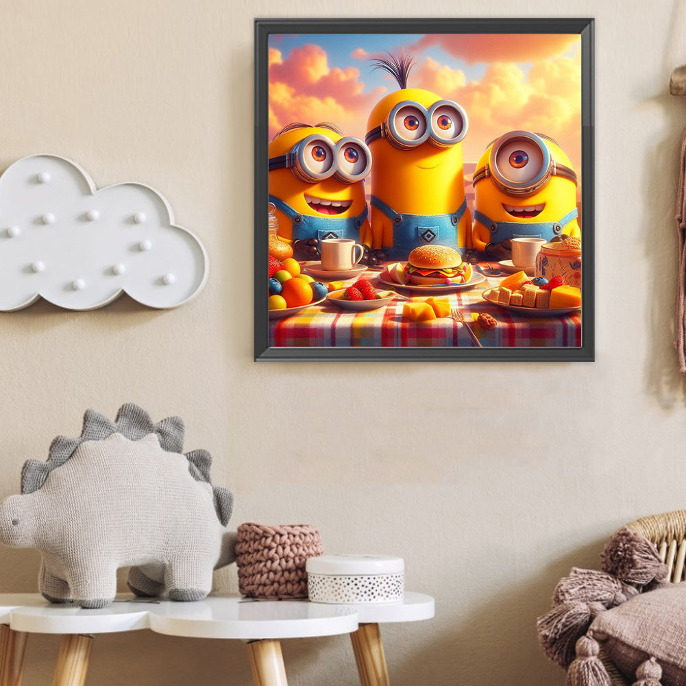 Minions - Full Round Drill Diamond Painting 40*40CM