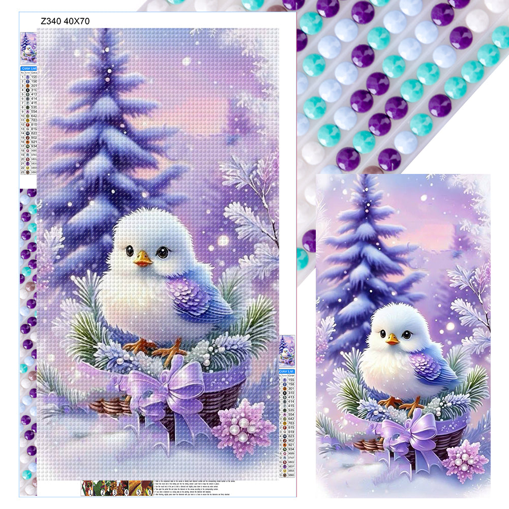 Flowers And Animals - Full Round Drill Diamond Painting 40*70CM