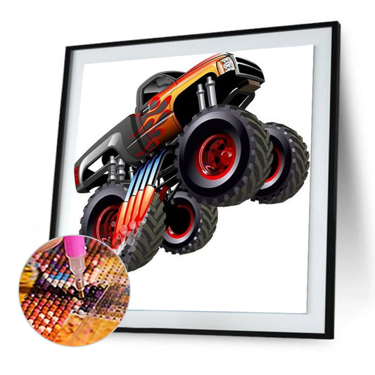 Car - Full Round Drill Diamond Painting 30*30CM