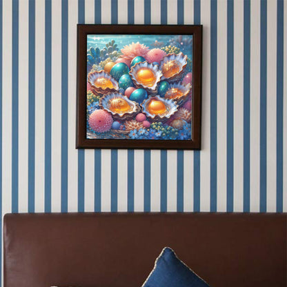 Pile Of Shells Ocean - Full Round Drill Diamond Painting 40*40CM