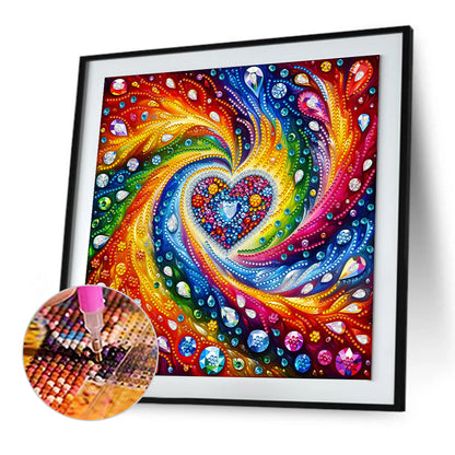 Cloud Sea Love - Special Shaped Drill Diamond Painting 30*30CM