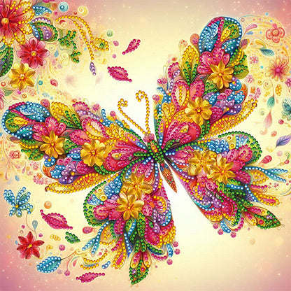 Butterfly - Special Shaped Drill Diamond Painting 30*30CM