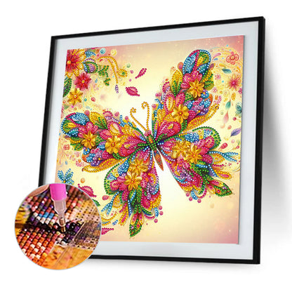 Butterfly - Special Shaped Drill Diamond Painting 30*30CM