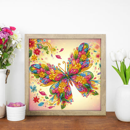 Butterfly - Special Shaped Drill Diamond Painting 30*30CM