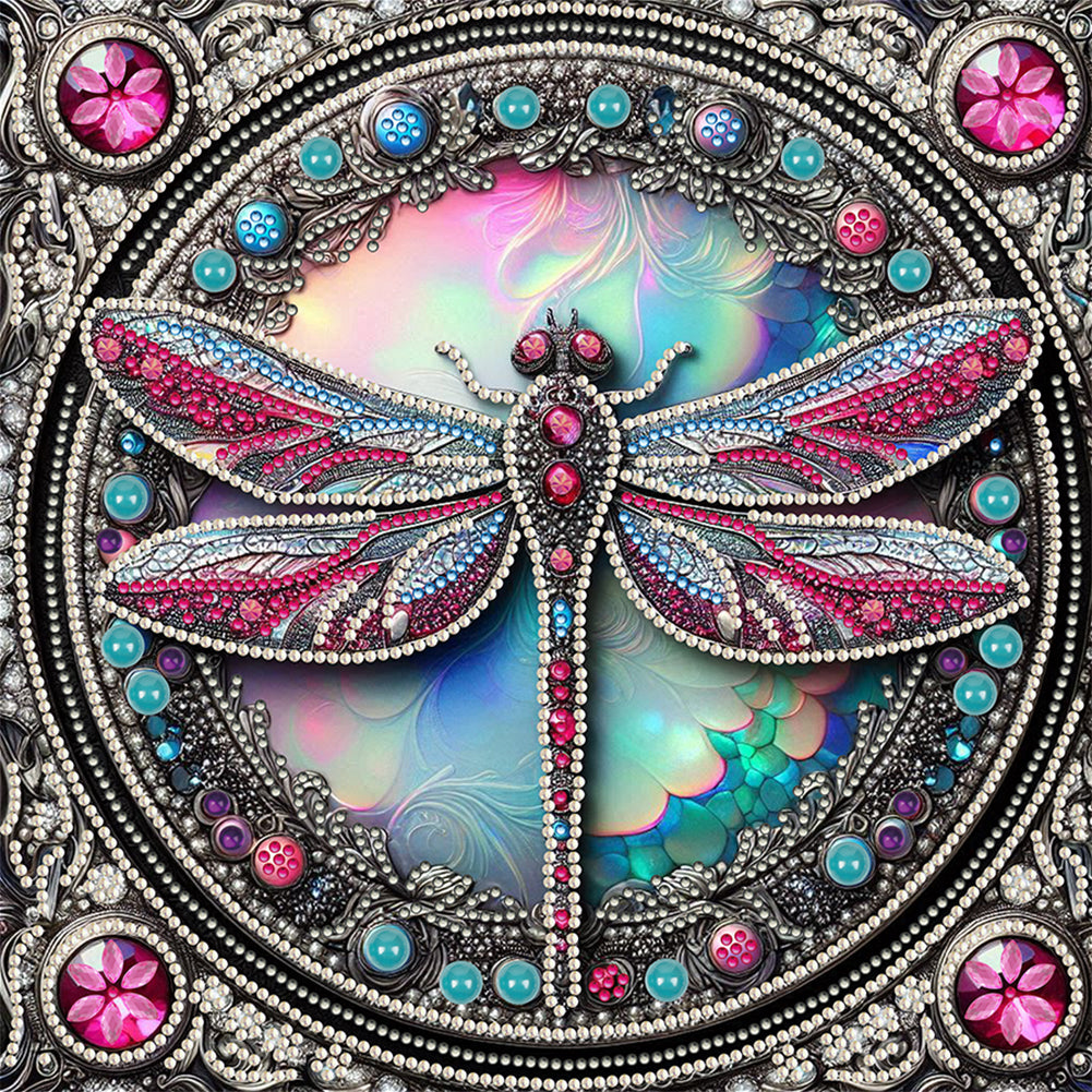 Dragonfly - Special Shaped Drill Diamond Painting 30*30CM