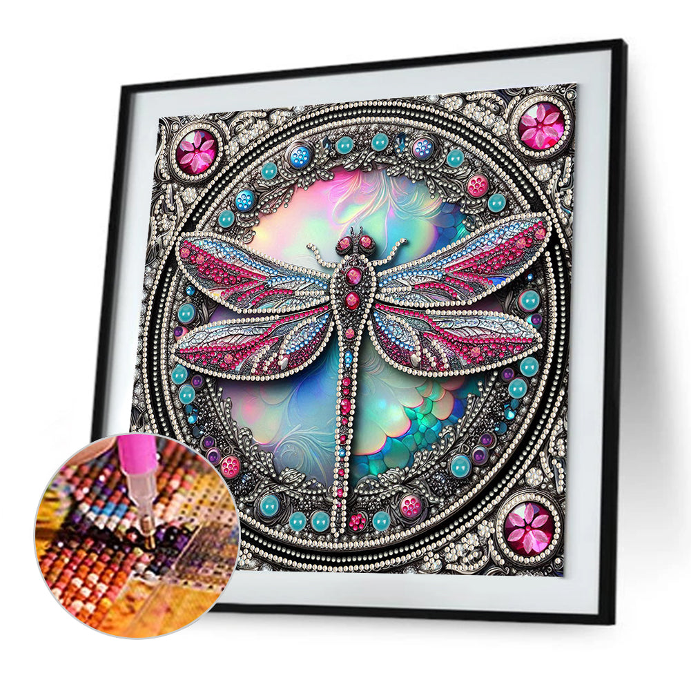 Dragonfly - Special Shaped Drill Diamond Painting 30*30CM