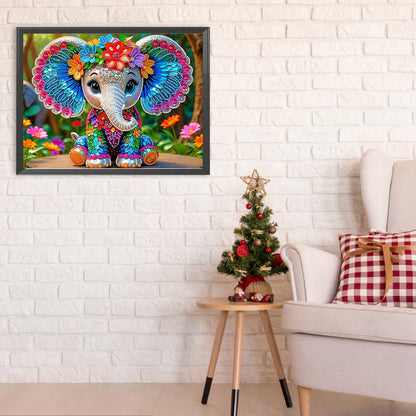 Elephant - Special Shaped Drill Diamond Painting 40*30CM