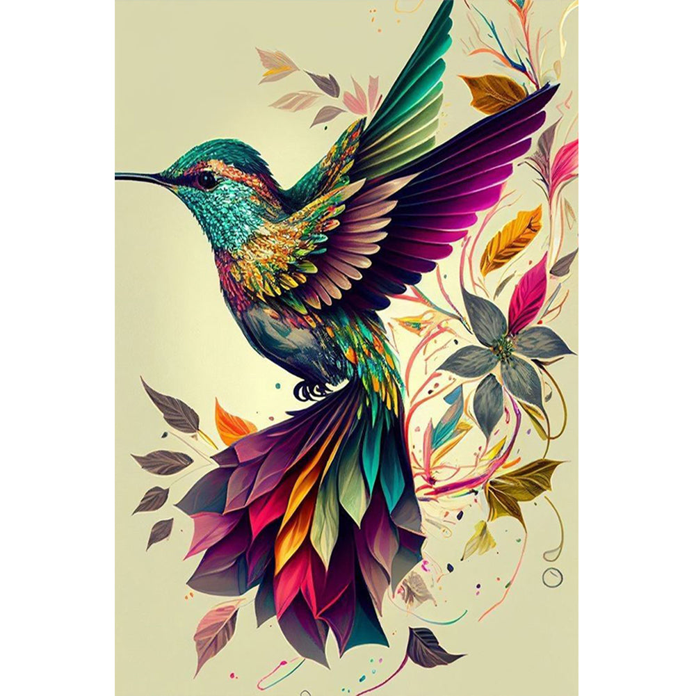 Hummingbird - Full Round Drill Diamond Painting 40*60CM