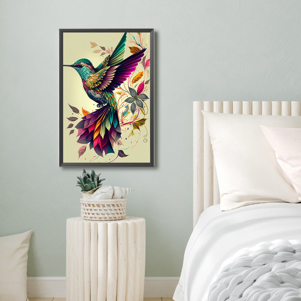 Hummingbird - Full Round Drill Diamond Painting 40*60CM