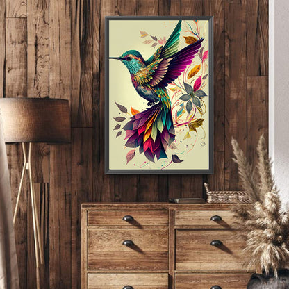 Hummingbird - Full Round Drill Diamond Painting 40*60CM