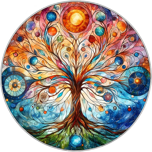 Tree Of Life - Full Round Drill Diamond Painting 40*40CM
