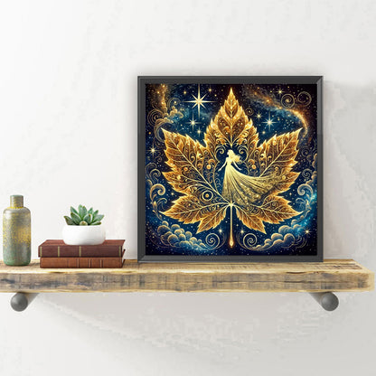 Magical Maple Leaf - Full Round Drill Diamond Painting 30*30CM