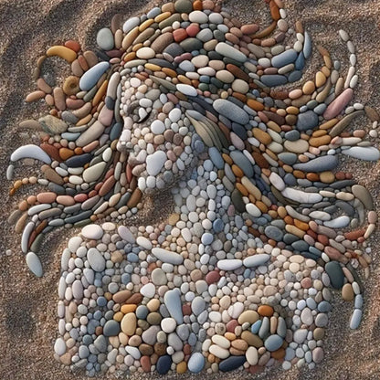 Stone Art Woman - Full Round Drill Diamond Painting 30*30CM