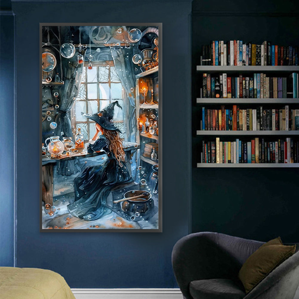 Witch - Full Square Drill Diamond Painting 40*70CM