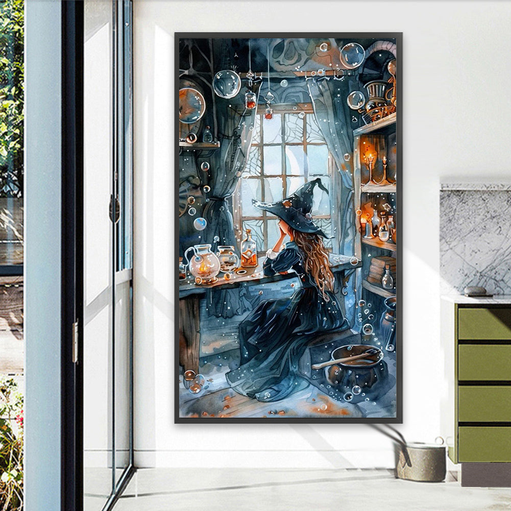 Witch - Full Square Drill Diamond Painting 40*70CM