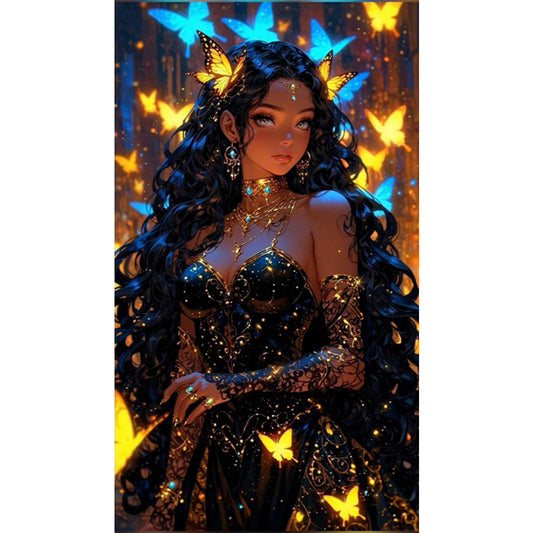 Black Beauty - Full Square Drill Diamond Painting 40*70CM