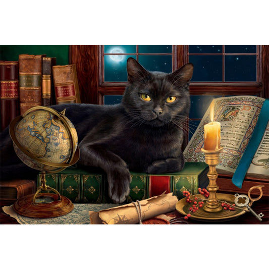 Black Cat - Full Square Drill Diamond Painting 60*40CM