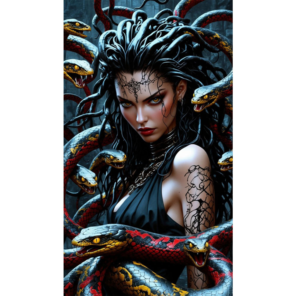 Medusa - Full AB Round Drill Diamond Painting 40*70CM