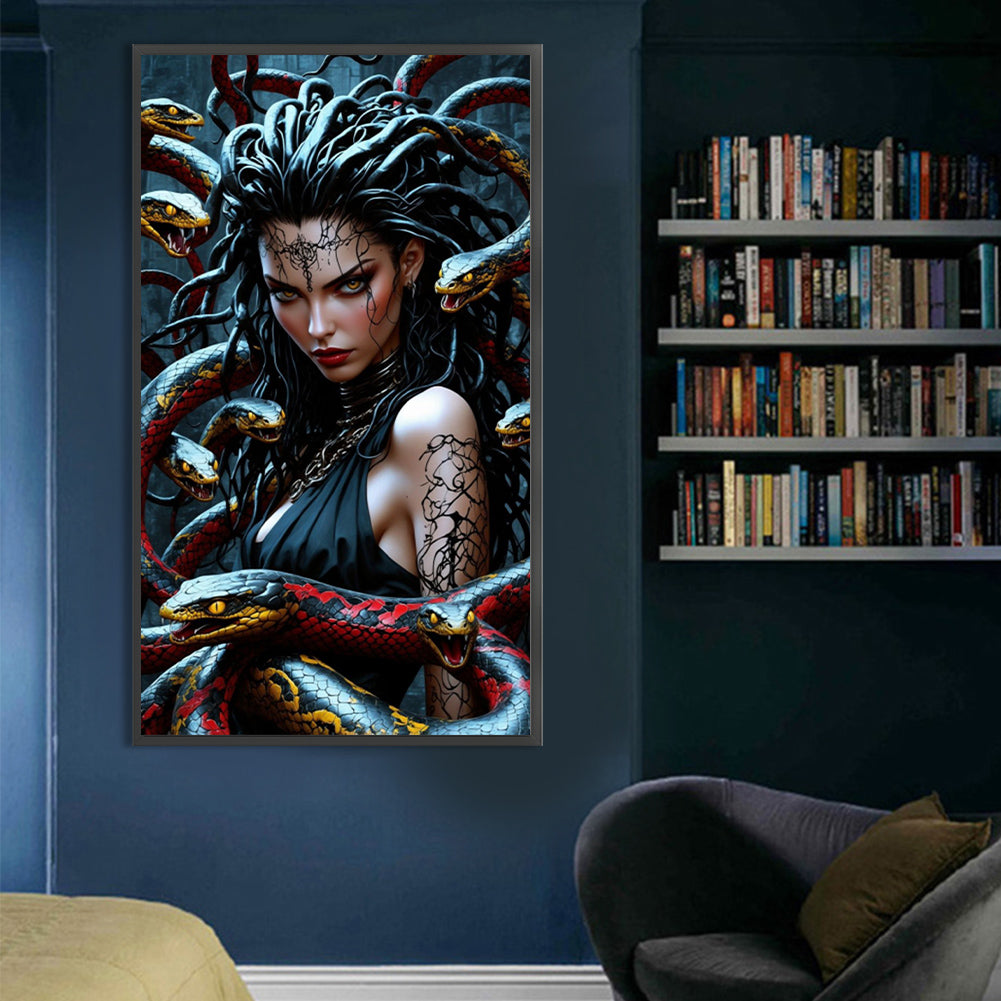 Medusa - Full AB Round Drill Diamond Painting 40*70CM