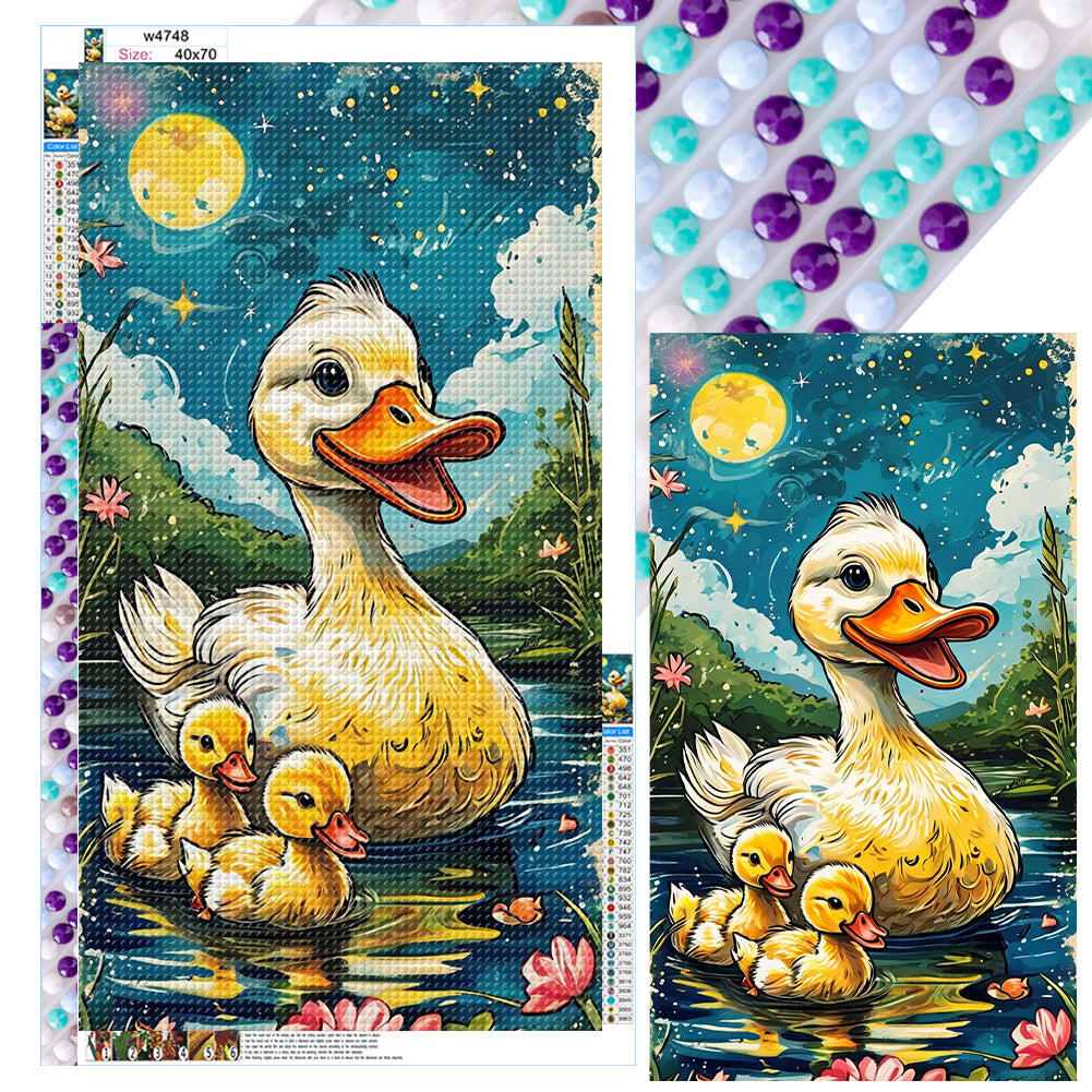 Yellow Duck - Full Round Drill Diamond Painting 40*70CM