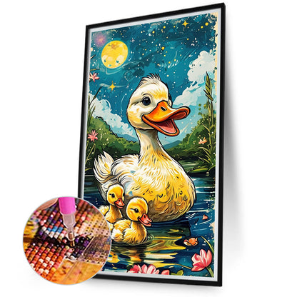 Yellow Duck - Full Round Drill Diamond Painting 40*70CM