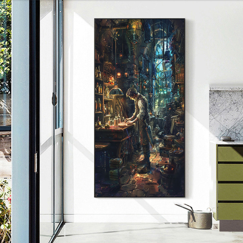 Mechanical House - Full Round Drill Diamond Painting 40*70CM