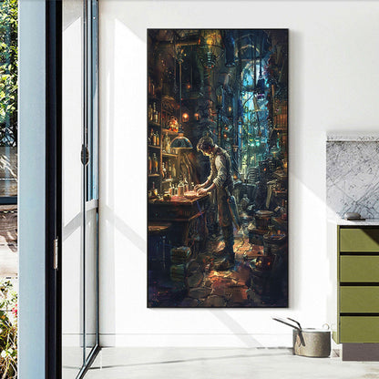 Mechanical House - Full Round Drill Diamond Painting 40*70CM