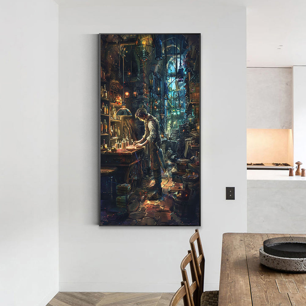 Mechanical House - Full Round Drill Diamond Painting 40*70CM