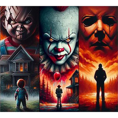Horror Movie Protagonist - Full Round Drill Diamond Painting 50*45CM