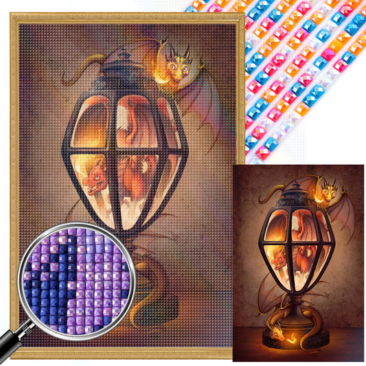 Dragon - Full AB Square Drill Diamond Painting 50*60CM