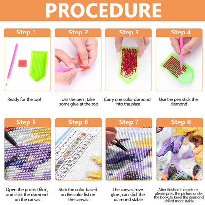 Dragon - Full AB Square Drill Diamond Painting 50*60CM