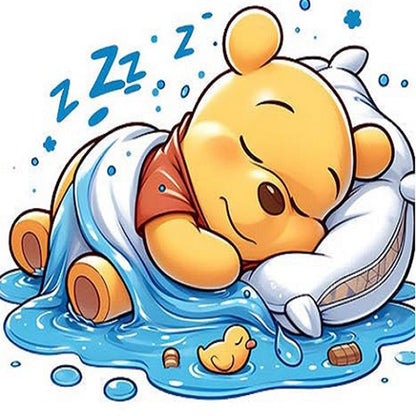 Winnie The Pooh - Full Round Drill Diamond Painting 40*40CM