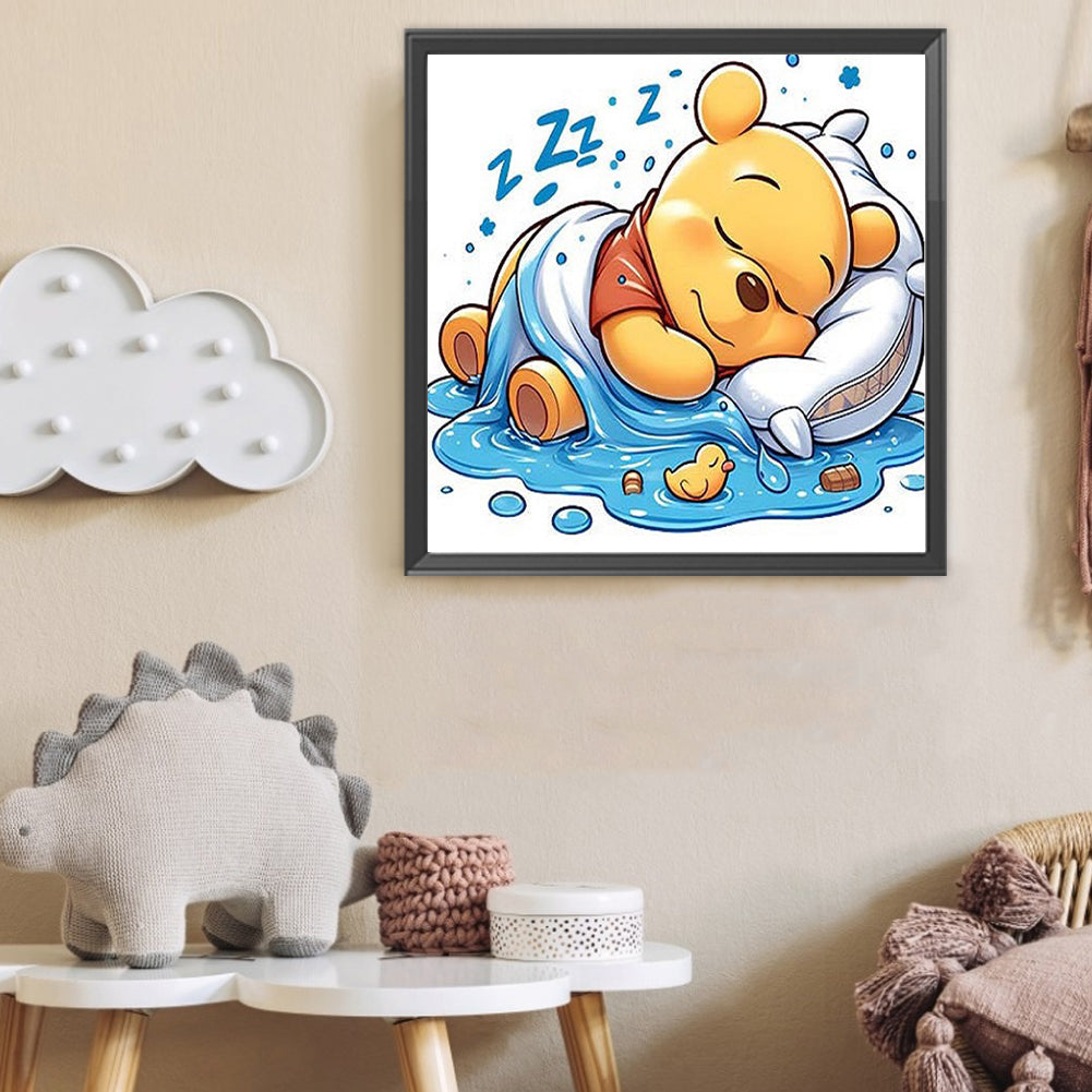 Winnie The Pooh - Full Round Drill Diamond Painting 40*40CM