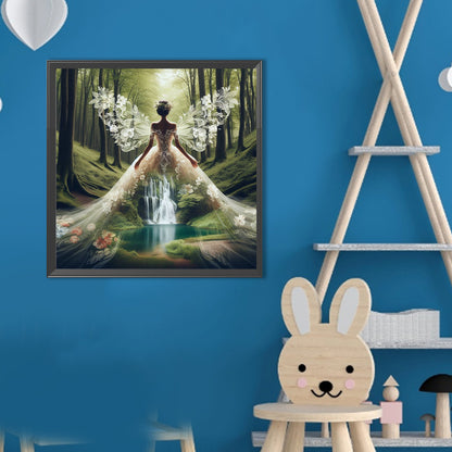 Silhouette - Full Round Drill Diamond Painting 40*40CM