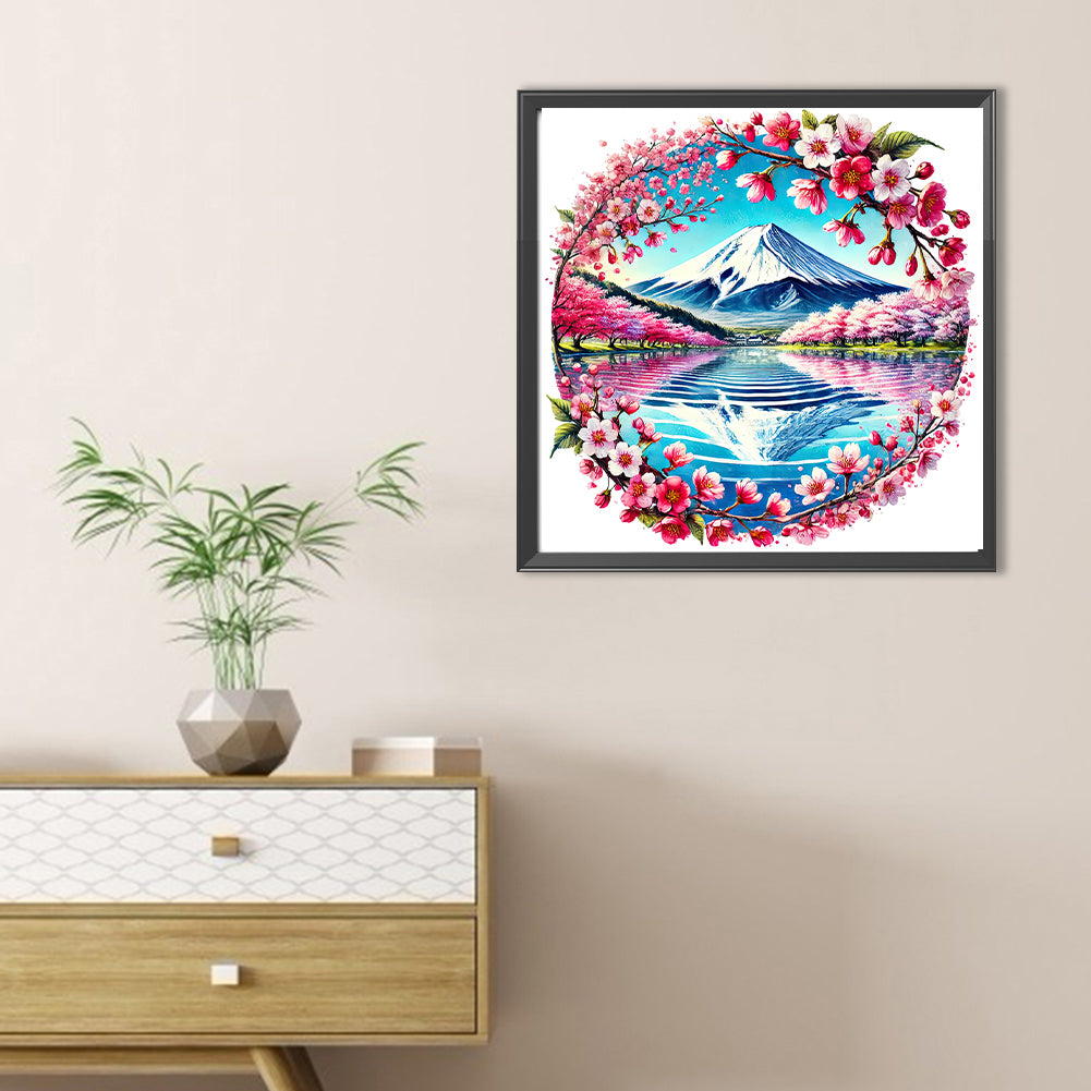 Mount Fuji, Japan - Full Round Drill Diamond Painting 30*30CM