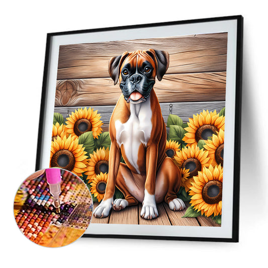 Labrador - Full Round Drill Diamond Painting 40*40CM