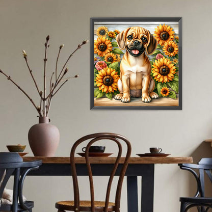 Dachshund - Full Round Drill Diamond Painting 40*40CM