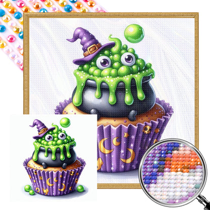 Crock Pot Cupcake - Full AB Round Drill Diamond Painting 40*40CM