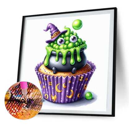 Crock Pot Cupcake - Full AB Round Drill Diamond Painting 40*40CM