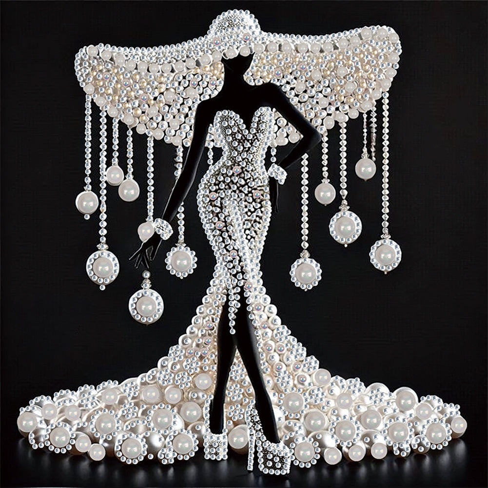 Elegant Lady - Special Shaped Drill Diamond Painting 30*30CM