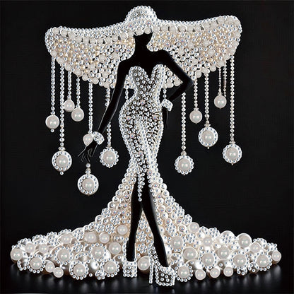Elegant Lady - Special Shaped Drill Diamond Painting 30*30CM