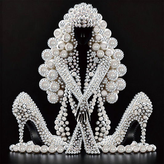 Elegant Lady - Special Shaped Drill Diamond Painting 30*30CM
