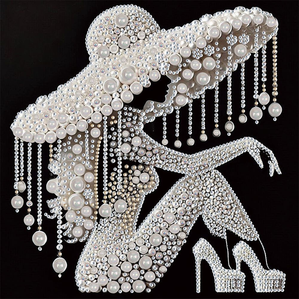 Elegant Lady - Special Shaped Drill Diamond Painting 30*30CM