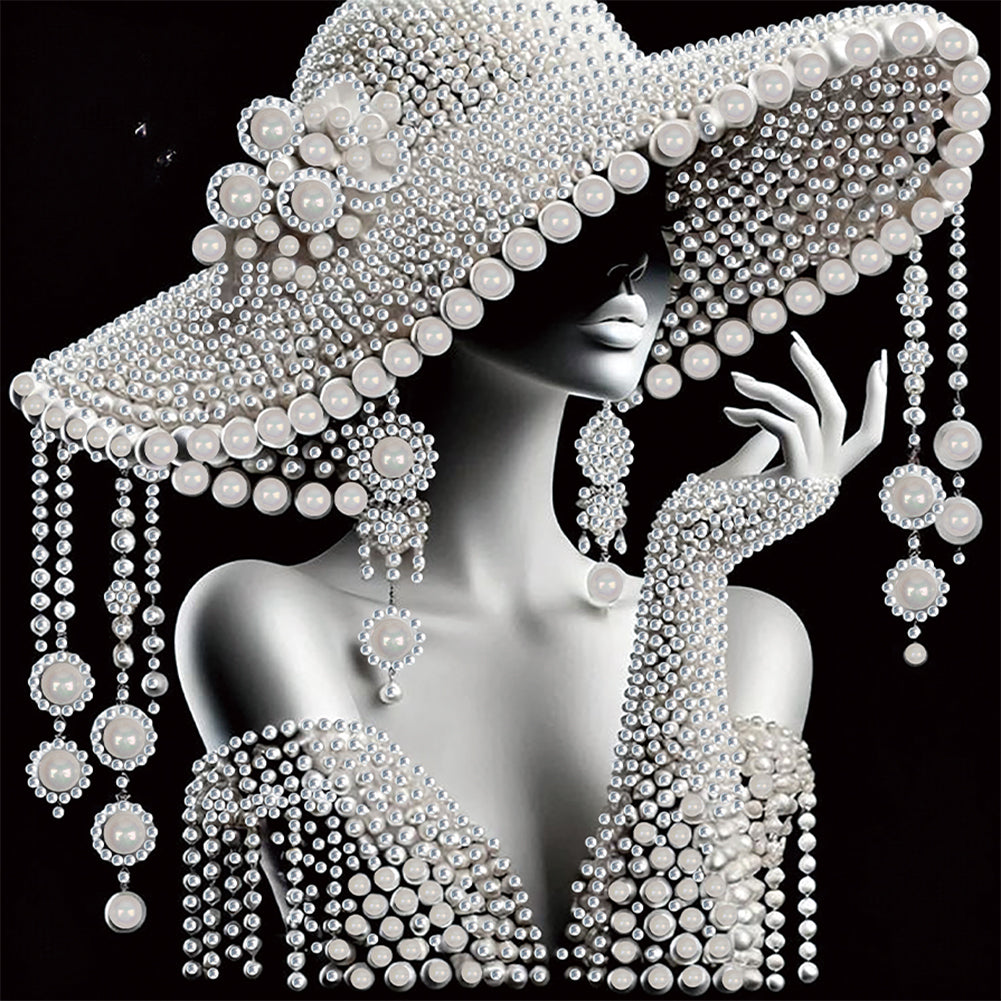 Elegant Lady - Special Shaped Drill Diamond Painting 30*30CM
