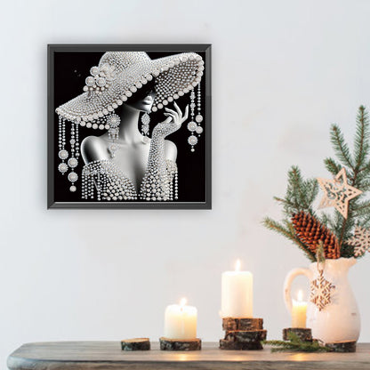 Elegant Lady - Special Shaped Drill Diamond Painting 30*30CM